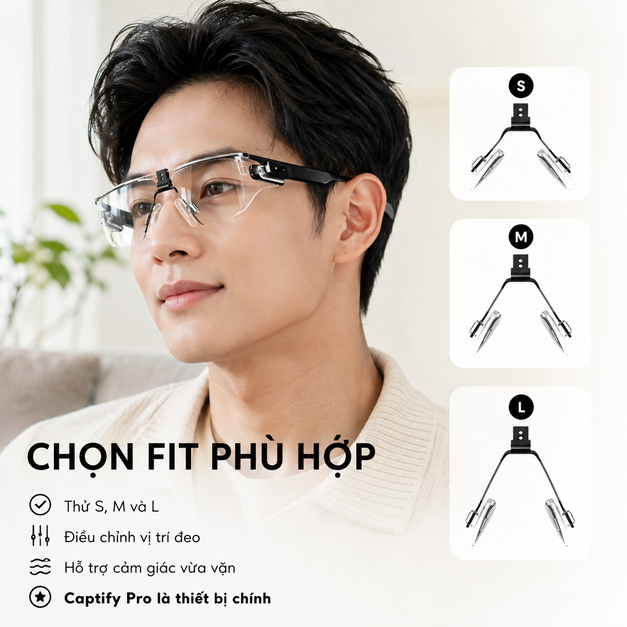 Bộ đệm mũi Nosepad Set for Captify Pro