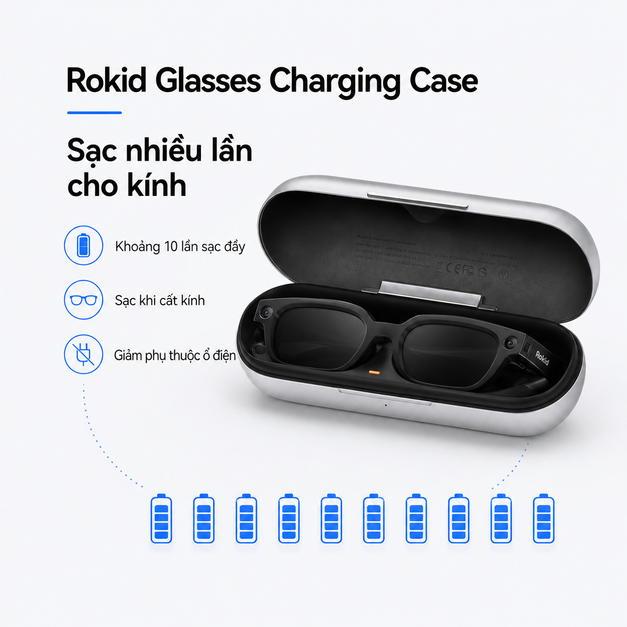 Rokid Glasses Charging Case