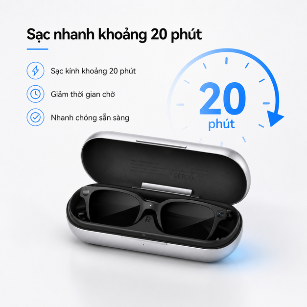 Rokid Glasses Charging Case