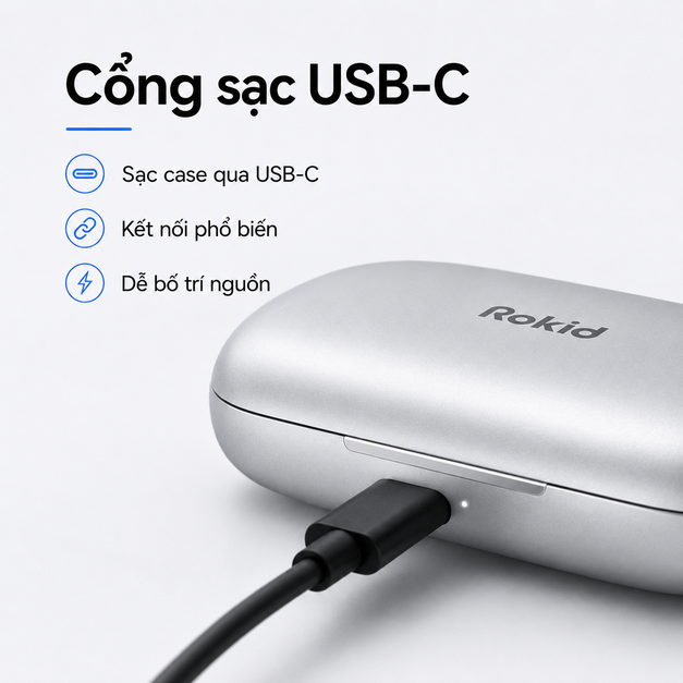 Rokid Glasses Charging Case
