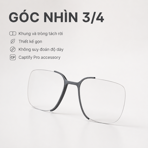 Bộ insert tròng Plano Inserts for Captify Pro