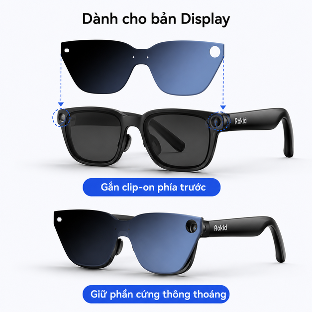 Rokid Glasses Clip-On Sunglasses