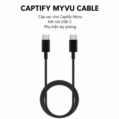 Cáp Captify Myvu Cable – Kết nối USB-C và sạc kính thuận tiện
