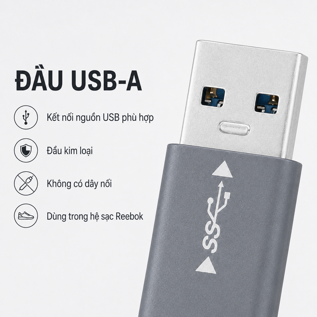 Adapter Lucyd USB-C to USB for Reebok