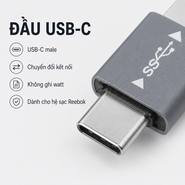 Adapter Lucyd USB-C to USB for Reebok