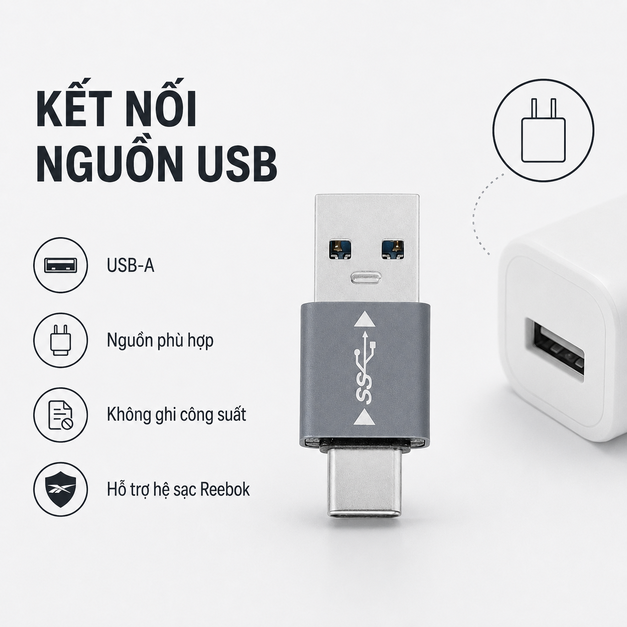 Adapter Lucyd USB-C to USB for Reebok