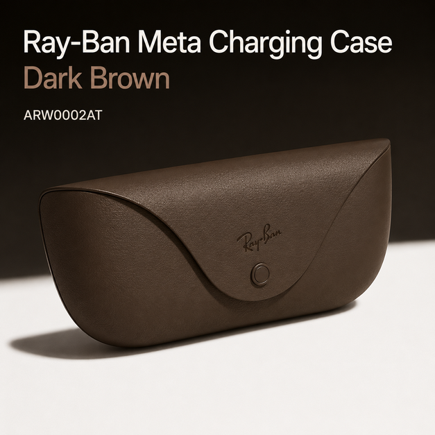 Ray-Ban Meta Charging Case - Dark Brown