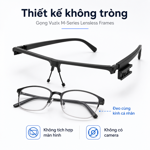 Gọng Vuzix M-Series Lensless Frames