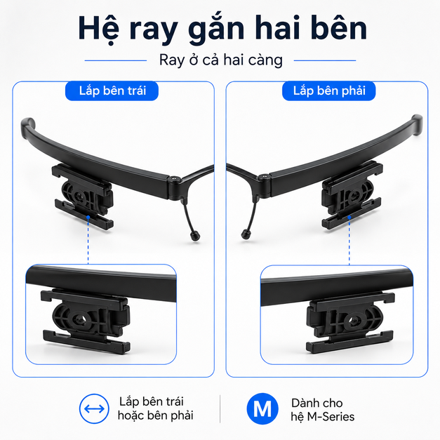 Gọng Vuzix M-Series Lensless Frames