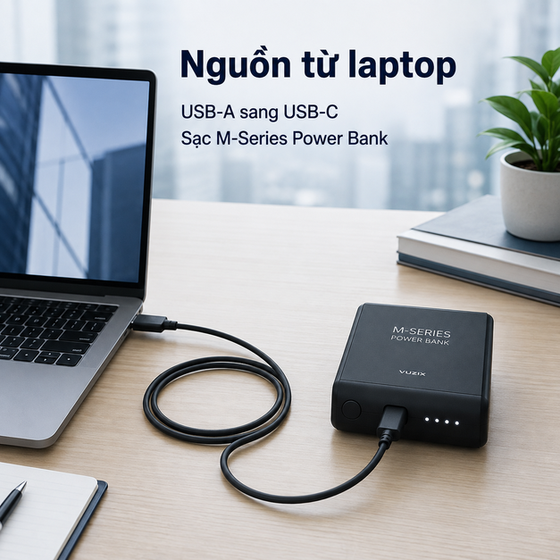 Vuzix M400 USB-A to USB-C Charging Cable 