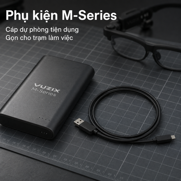 Vuzix M400 USB-A to USB-C Charging Cable 