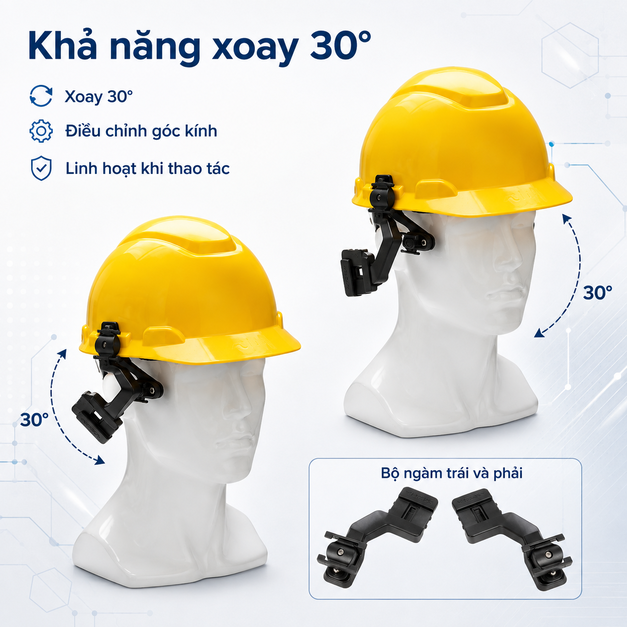 Vuzix M-Series Safety Helmet Mounts