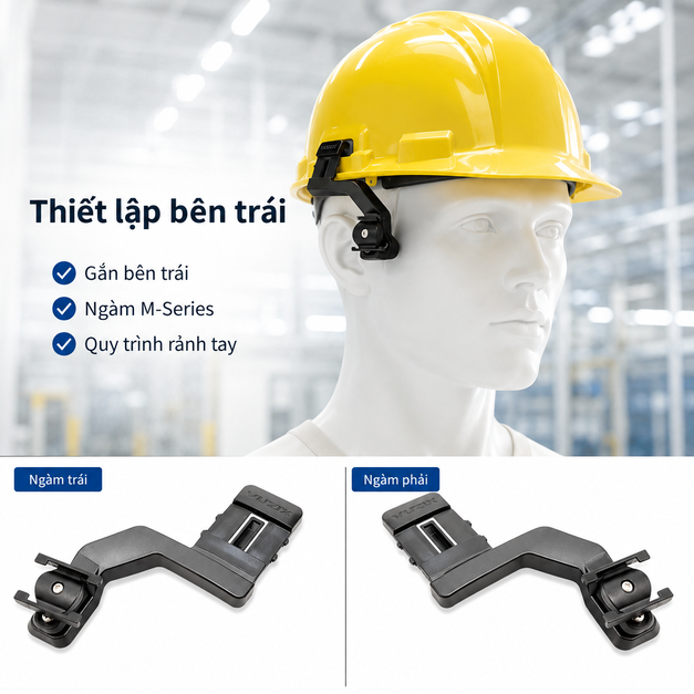 Vuzix M-Series Safety Helmet Mounts