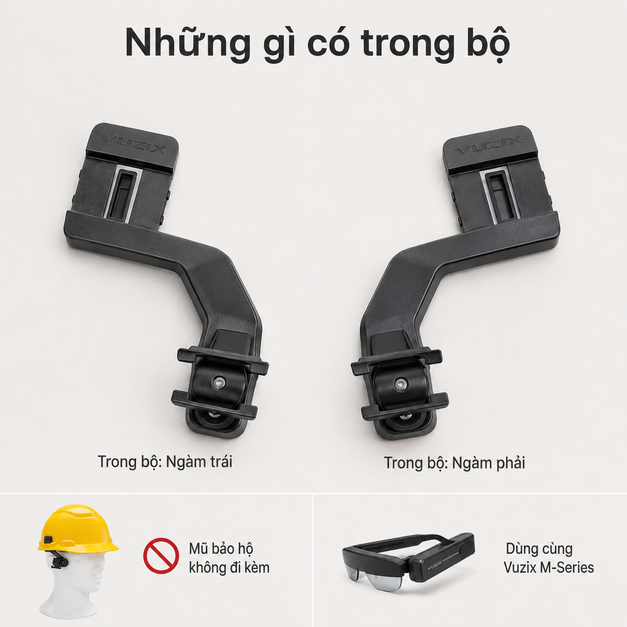 Vuzix M-Series Safety Helmet Mounts