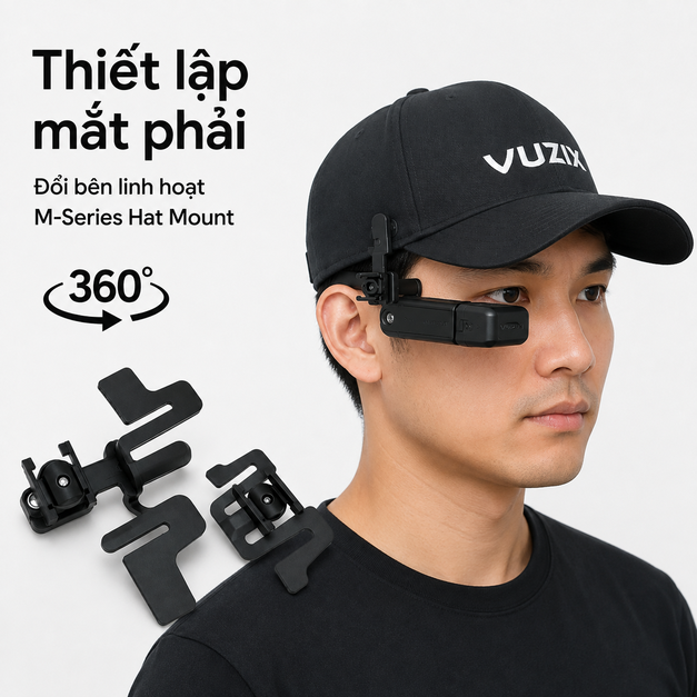 Vuzix M-Series Hat Mount