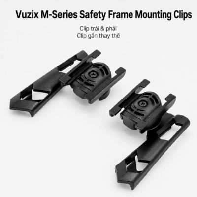 Clip gắn Vuzix M-Series Safety Frame Mounting Clips – Lắp hai bên và xoay 30 độ