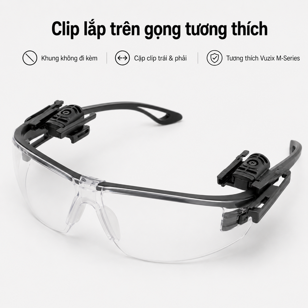 Vuzix M-Series Safety Frame Mounting Clips