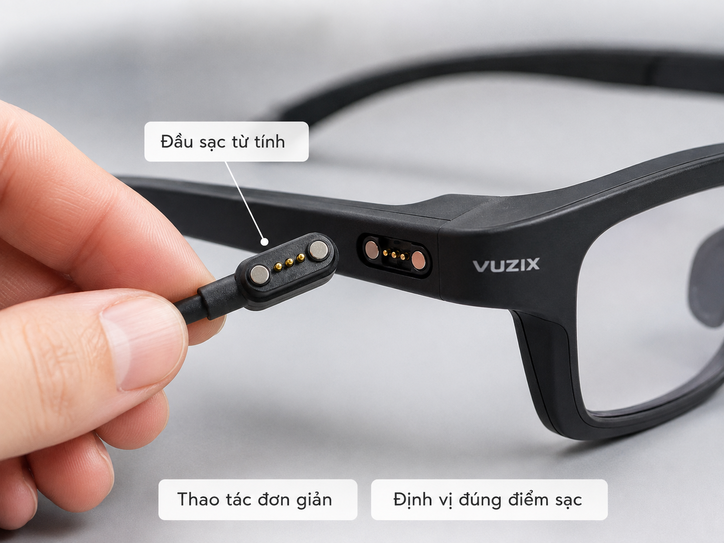 Vuzix Z100 USB-A to Magnetic Charging Cable