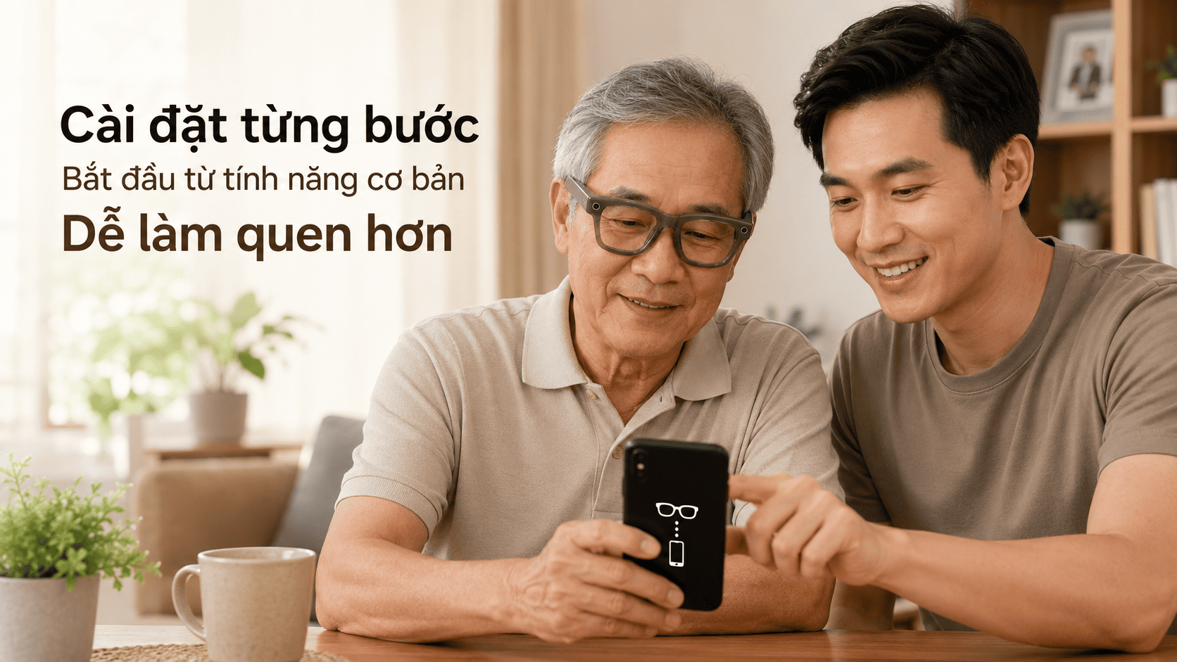 kính AI cho người lớn tuổi
