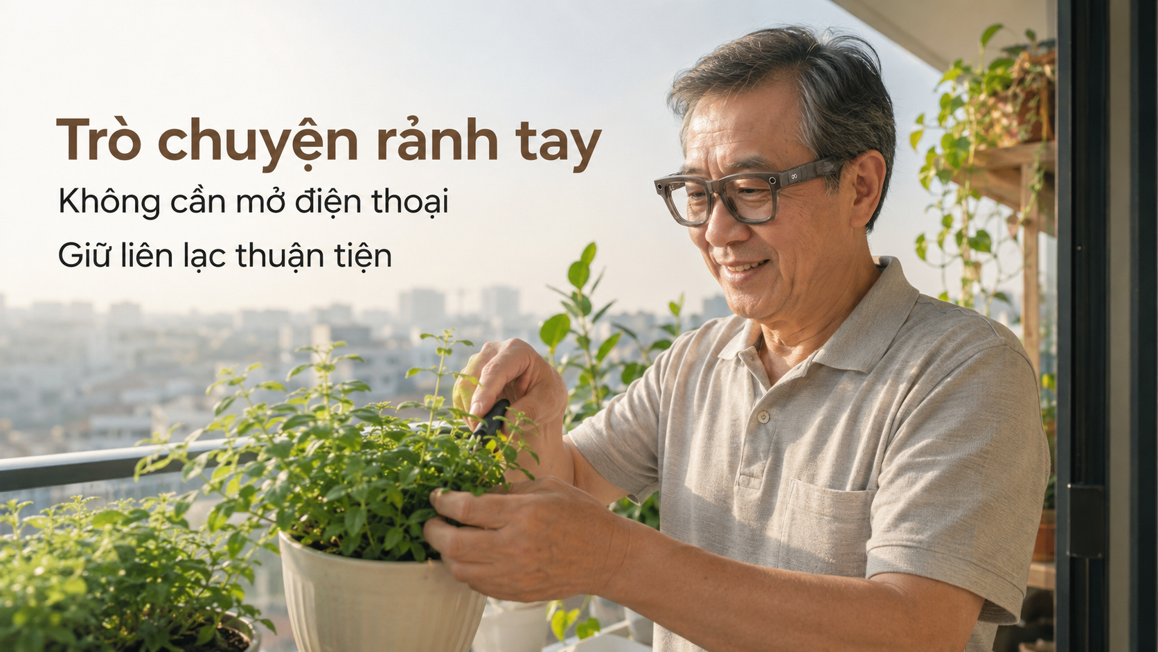 kính AI cho người lớn tuổi
