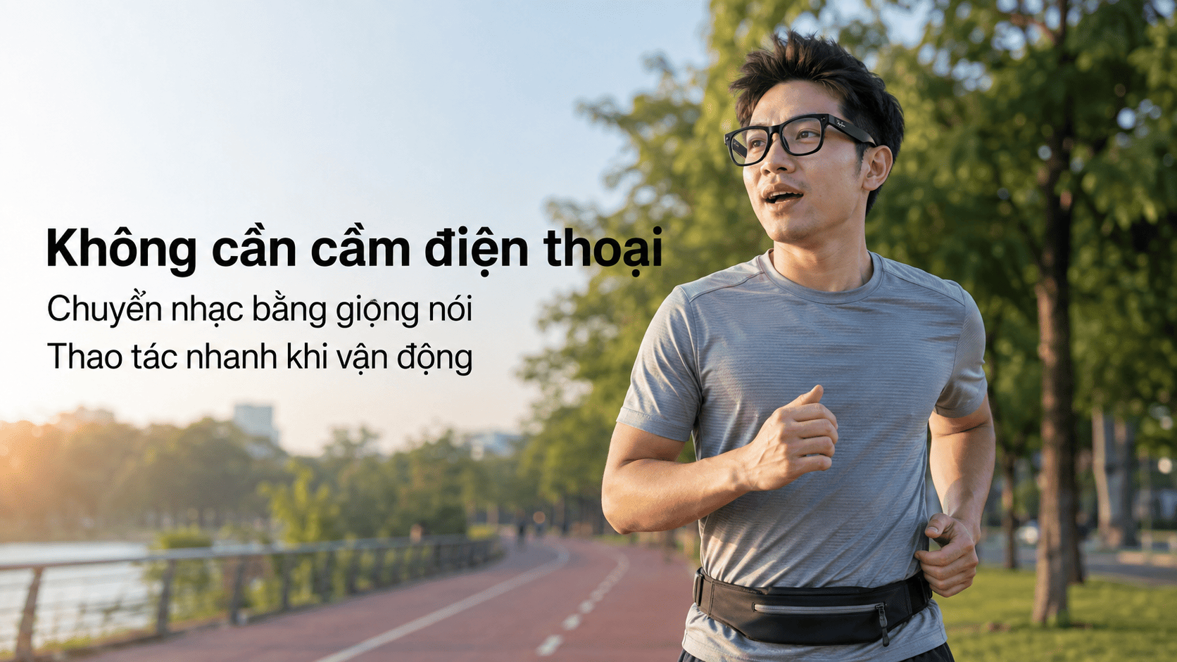  kính AI dùng khi chạy bộ
