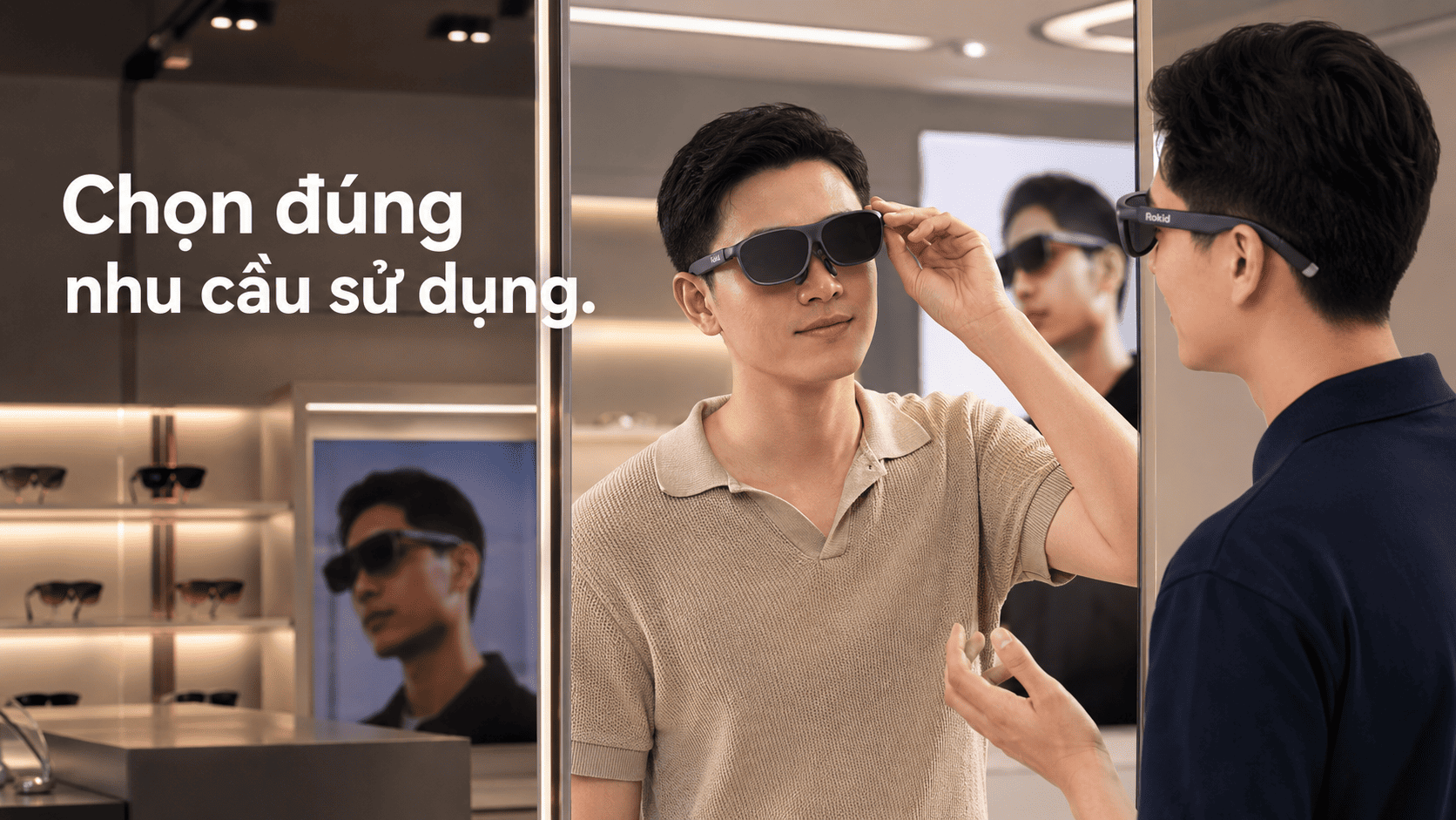 kính AI dùng ở nơi công cộng