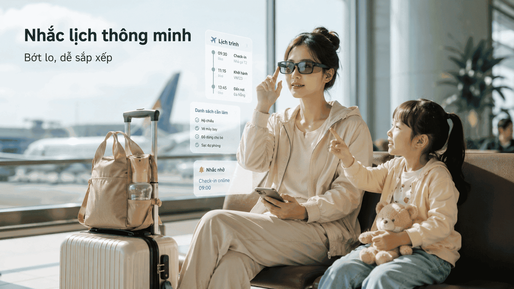 đi chơi cùng trẻ nhỏ
