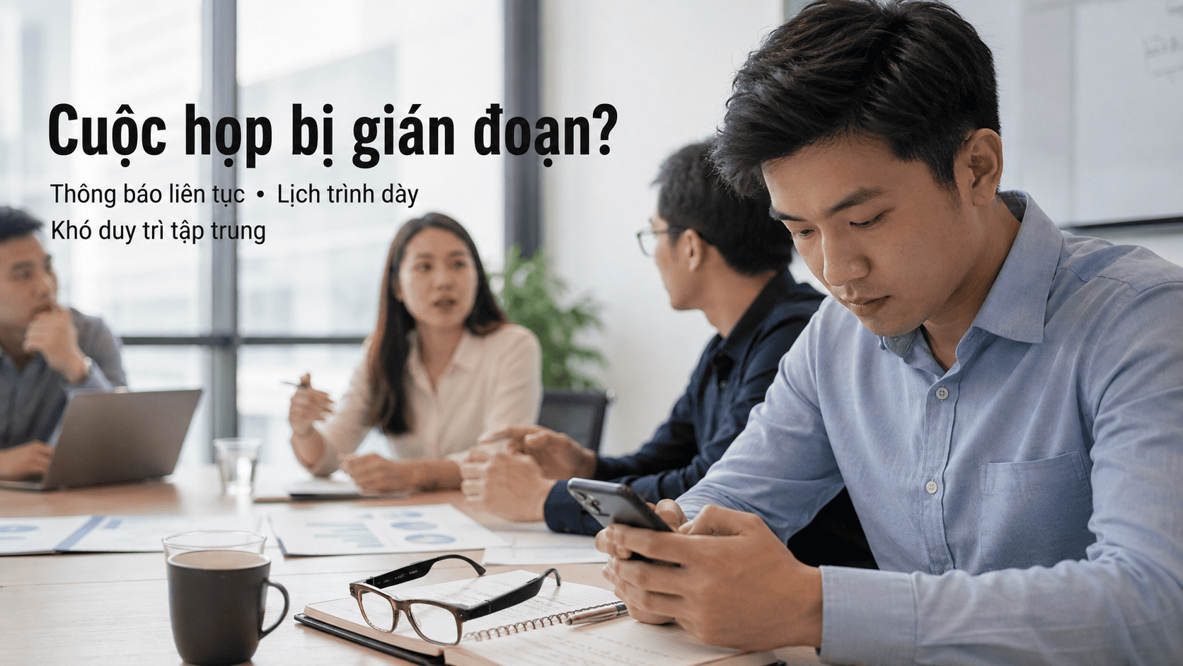 kính AI hỗ trợ cuộc họp