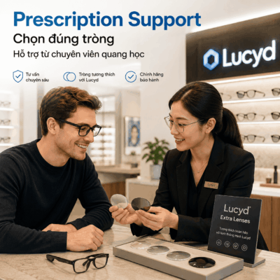Tròng kính thay thế Lucyd