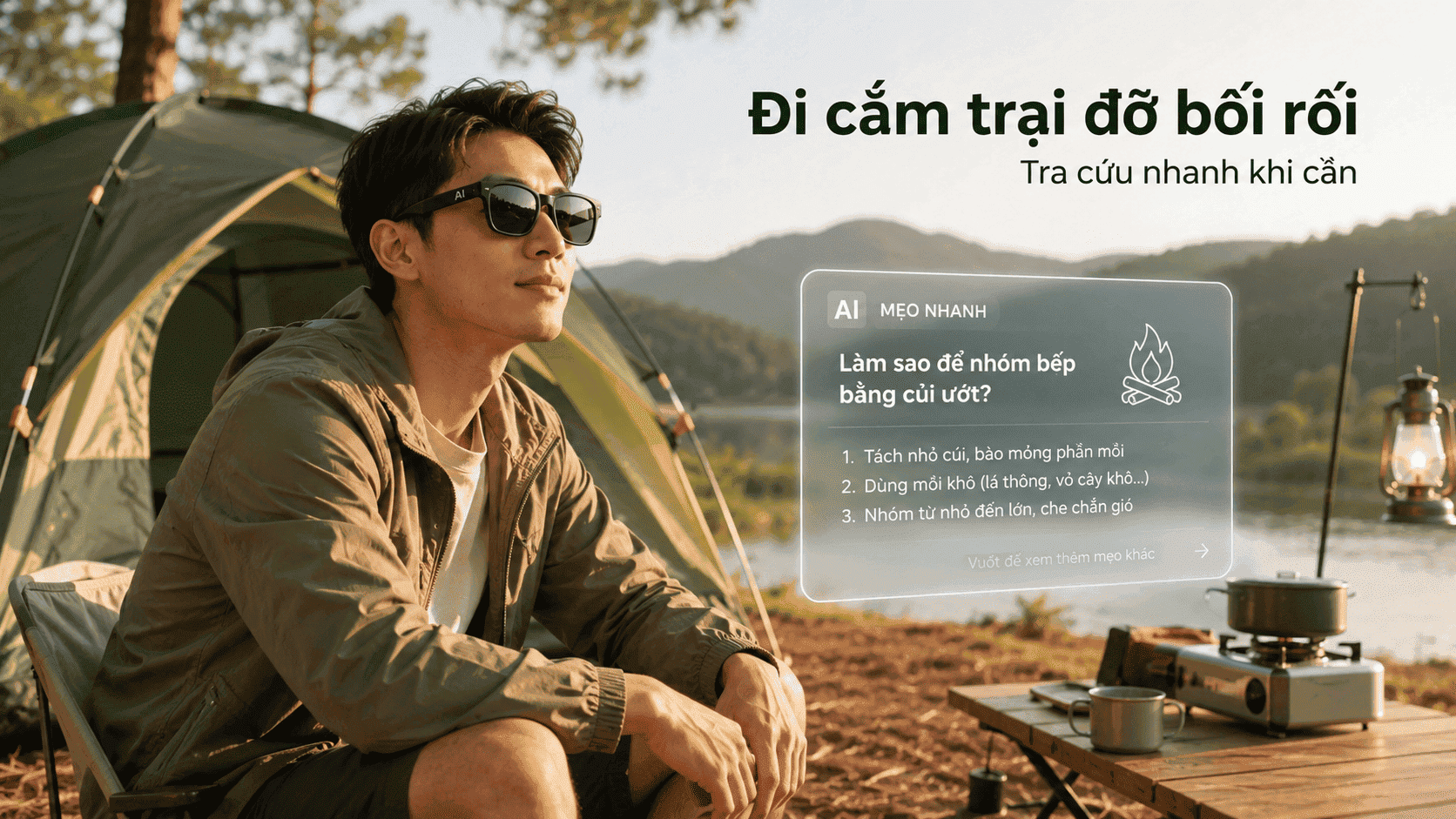 kính thông minh ngoài trời