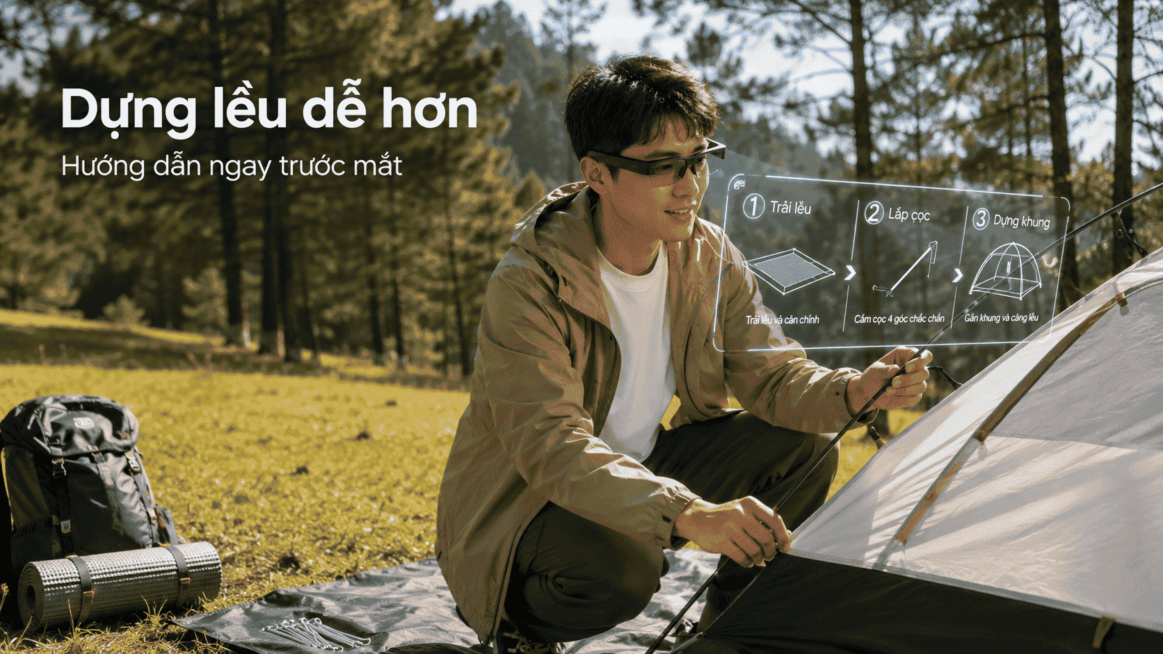 kính thông minh ngoài trời