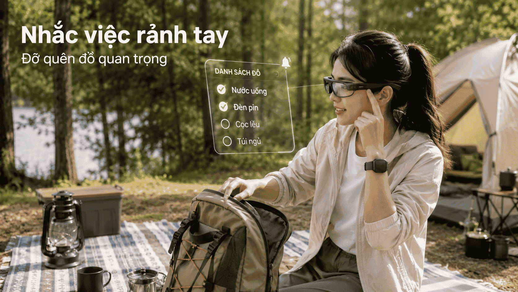 kính thông minh ngoài trời