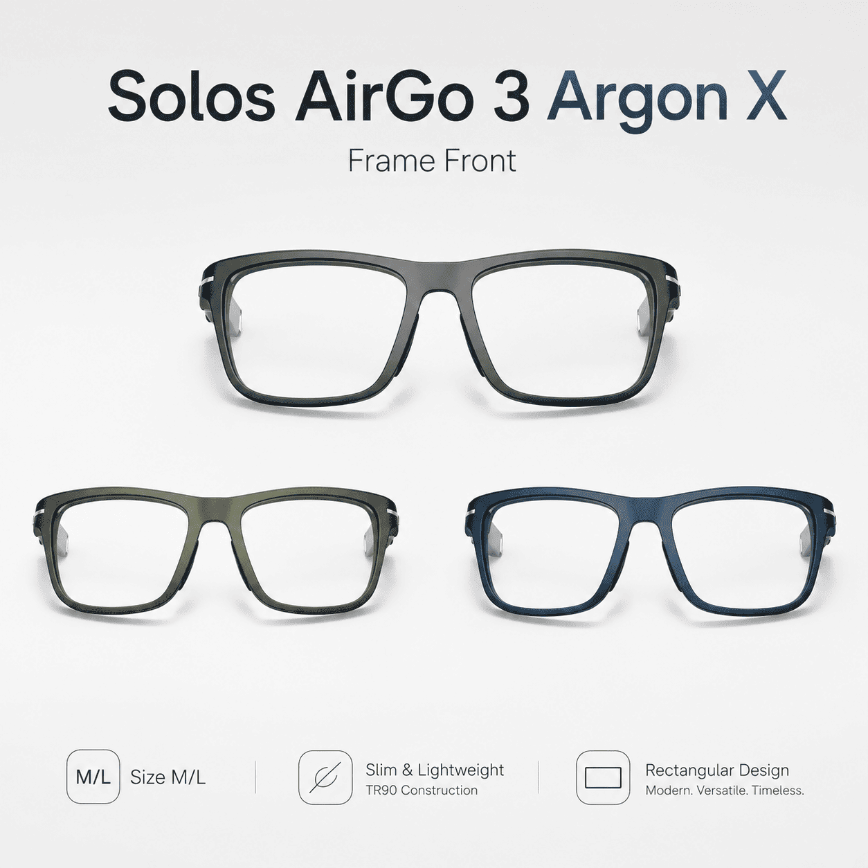 Mặt gọng Solos AirGo 3 Argon X