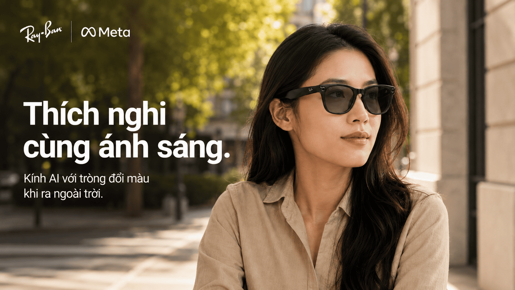 kính AI có lắp tròng đổi màu
