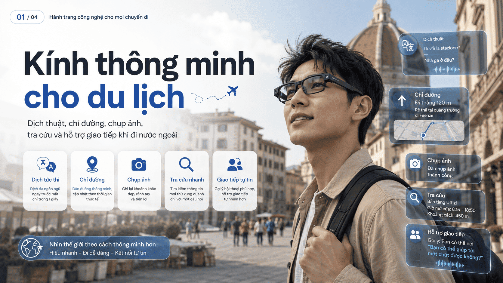 kính thông minh đi nước ngoài