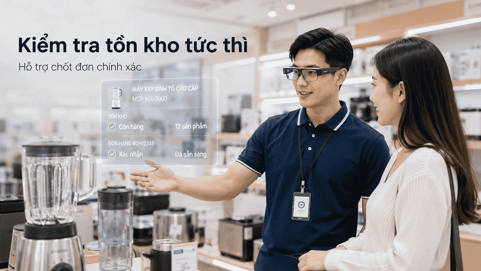 kính AI cho bán hàng