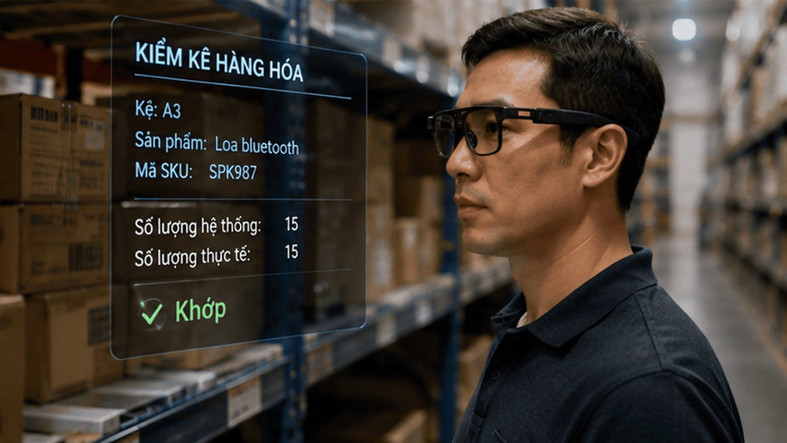 kính thông minh trong logistics