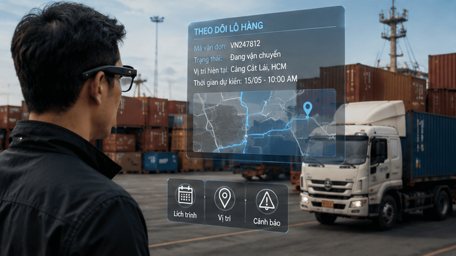 kính thông minh trong logistics