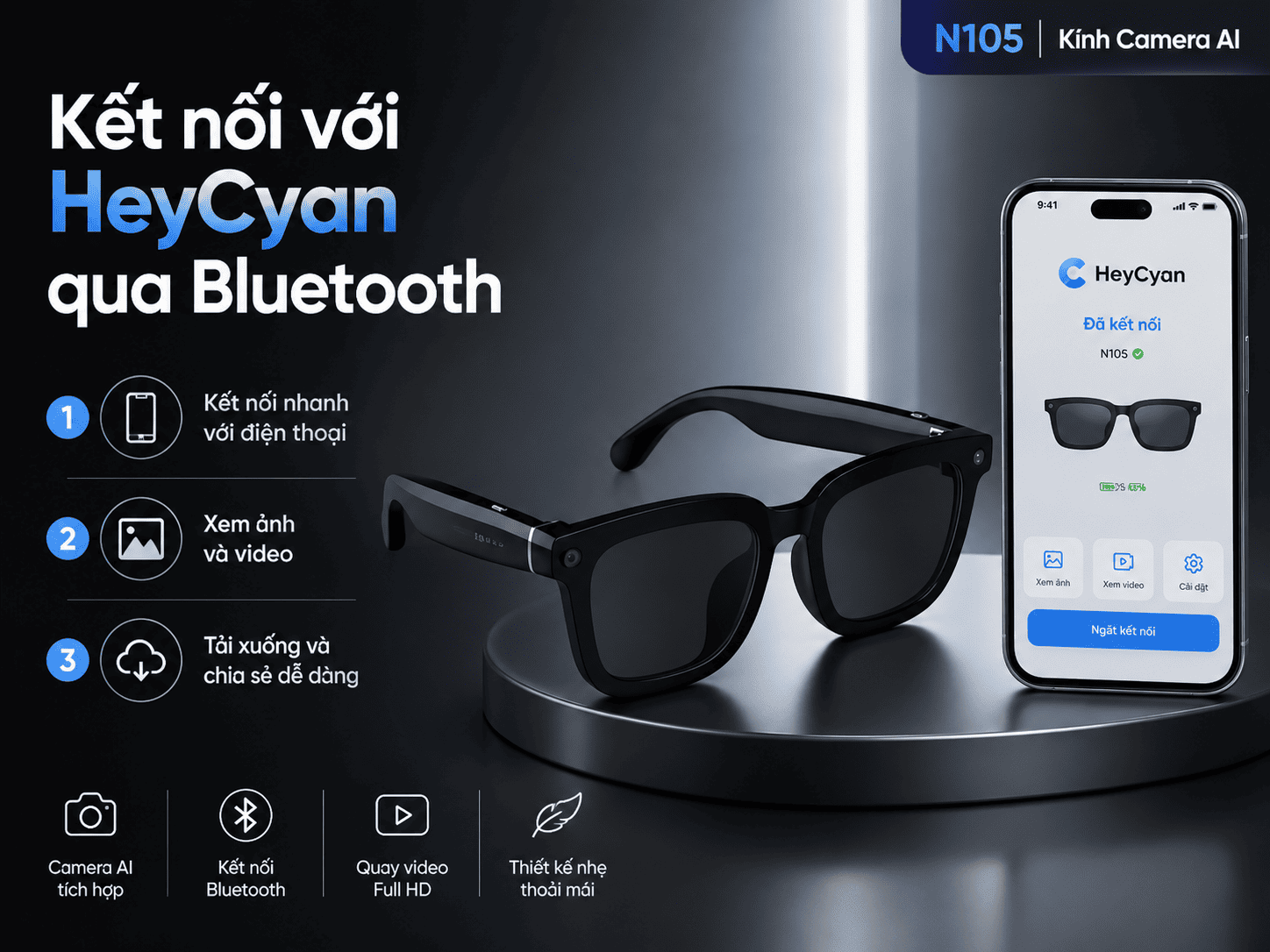Kính AI Synteker N105