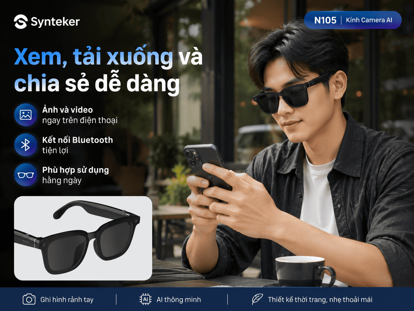 Kính AI Synteker N105