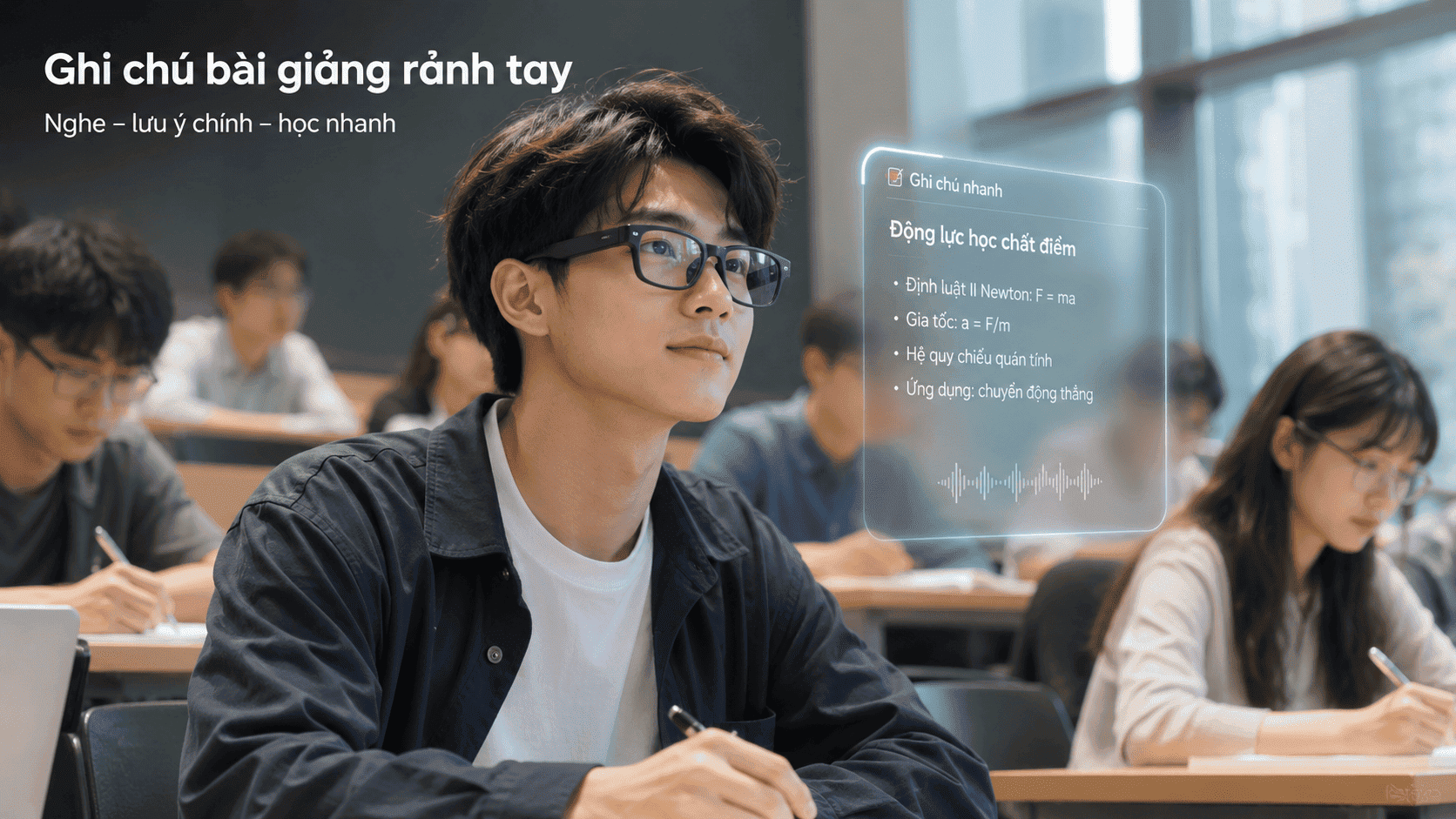 học ngoại ngữ với kính AI