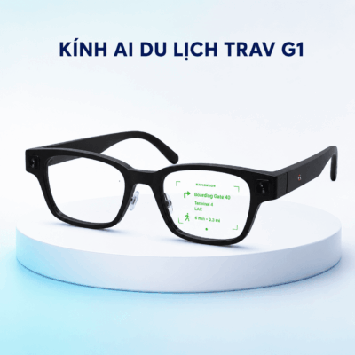 Trav G1 AI Travel - Kính AI du lịch 12MP, quay 4K, AR Navigation