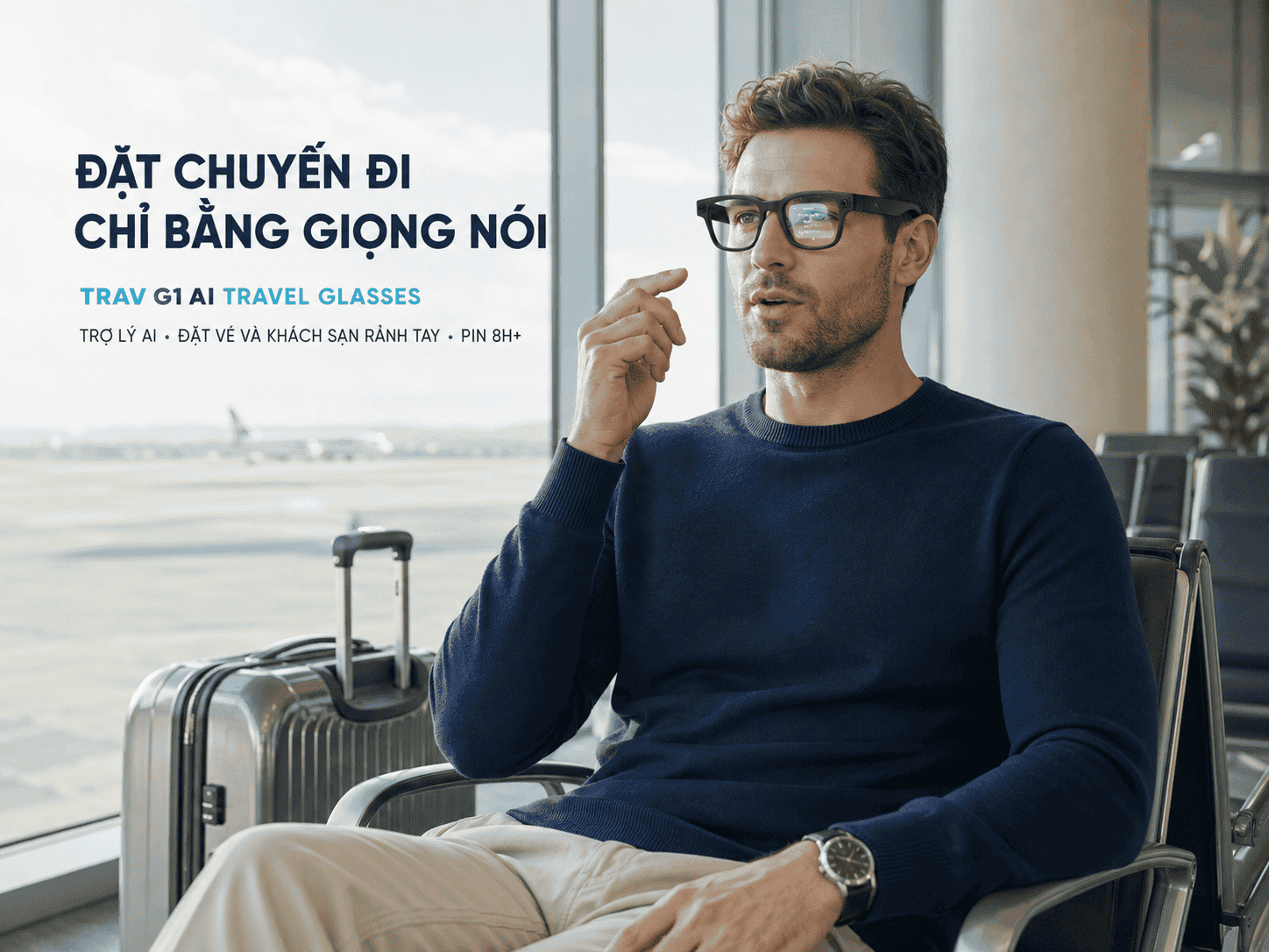 Trav G1 AI Travel Glasses