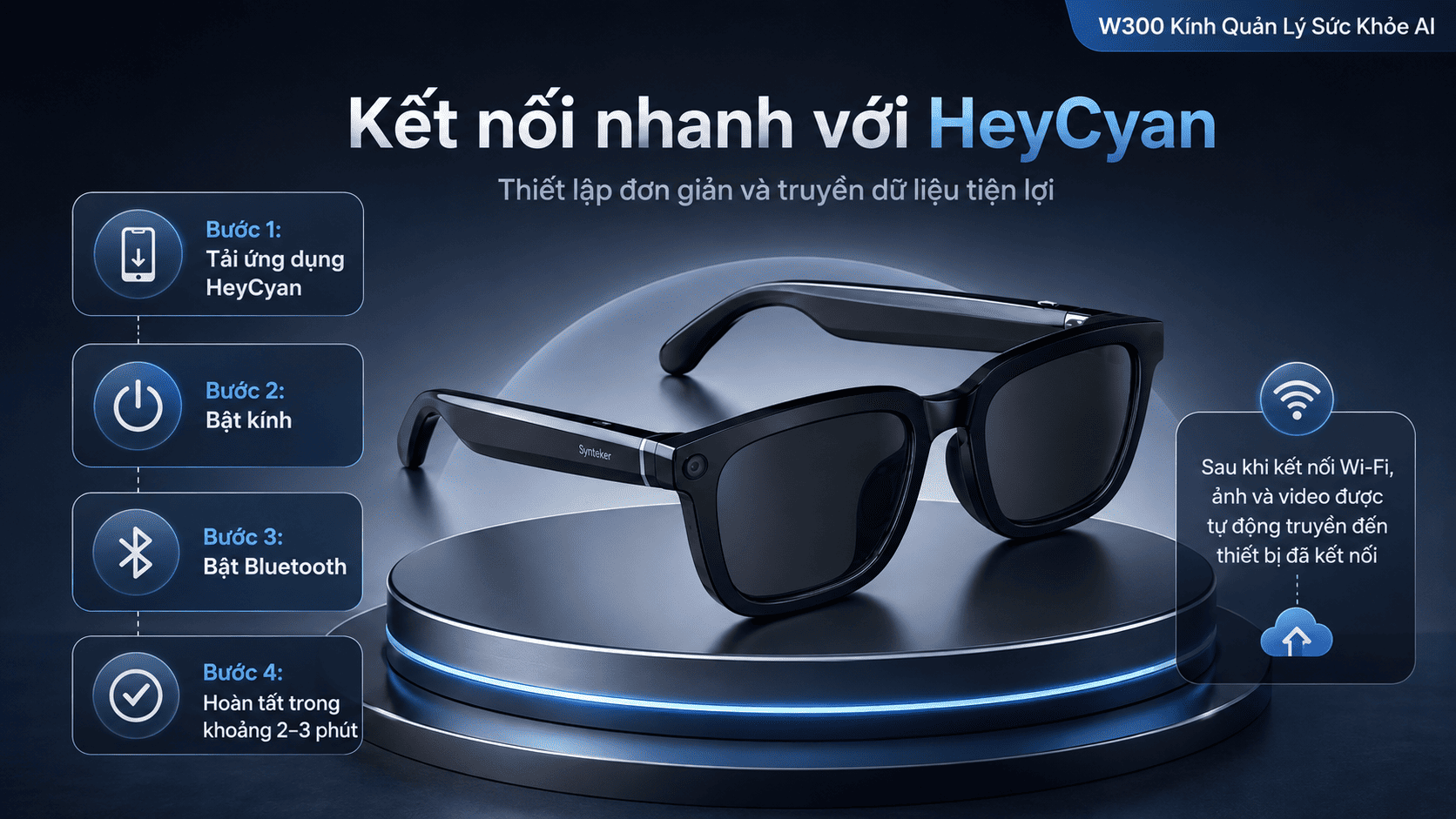 Kính thông minh Synteker W300