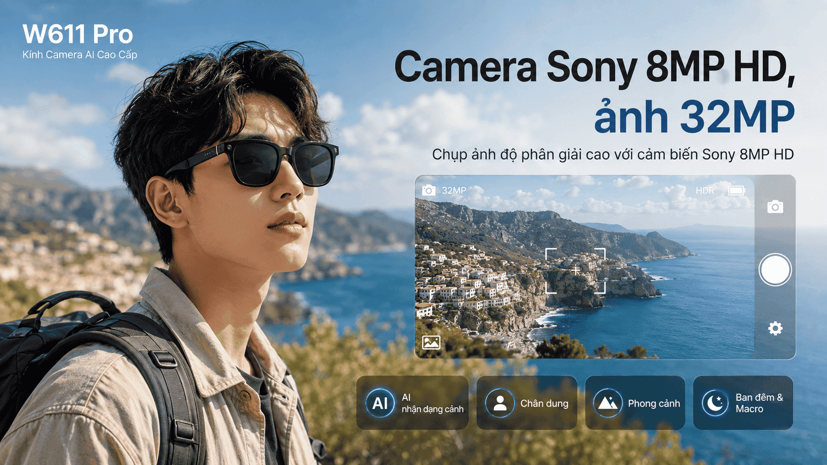 Kính camera AI Synteker W620