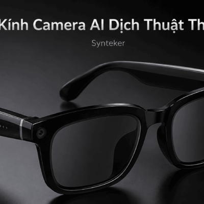 Kính thông minh Synteker W610 – Camera 8MP, AI 164+ ngôn ngữ