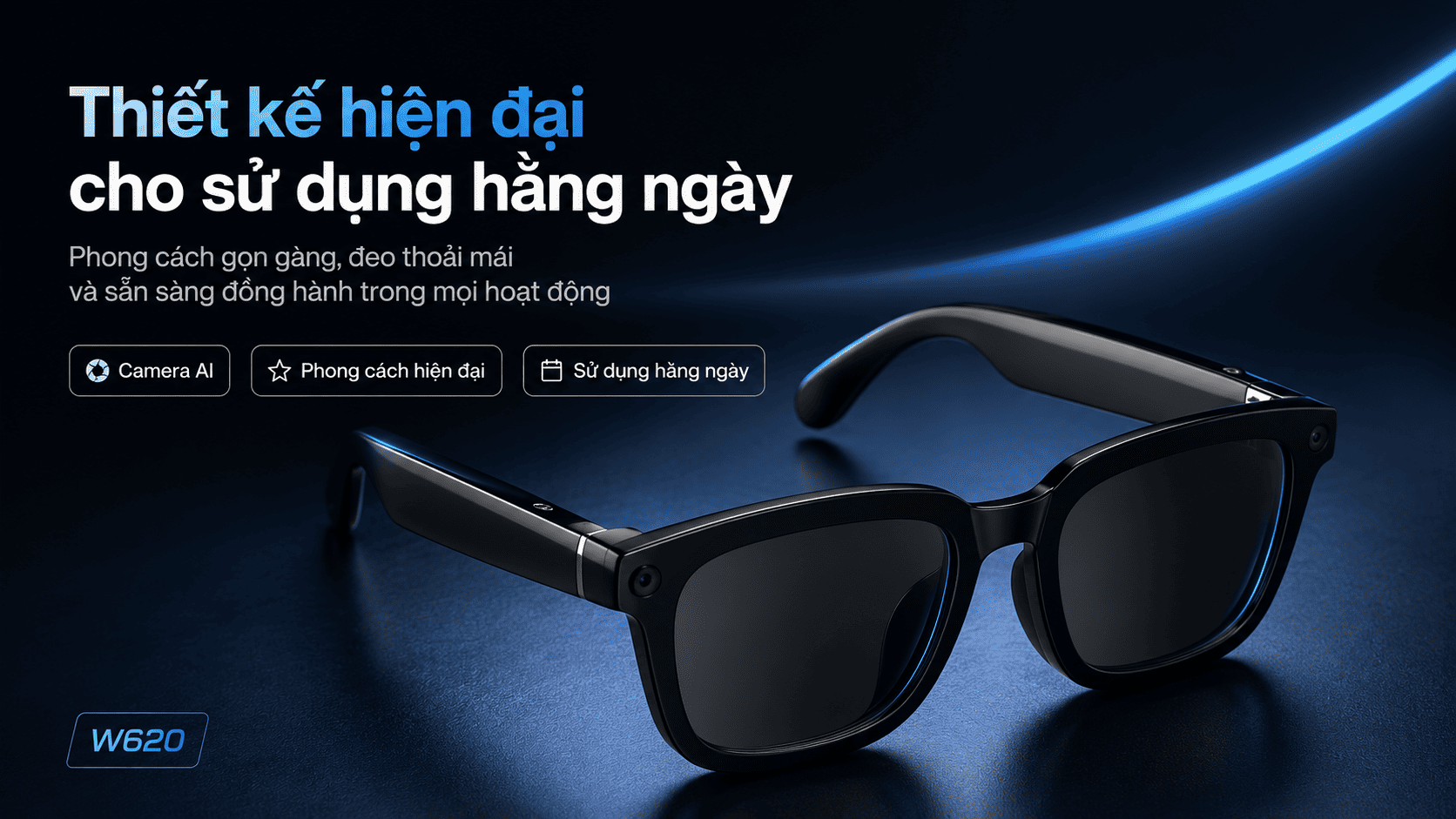 Kính camera AI Synteker W620