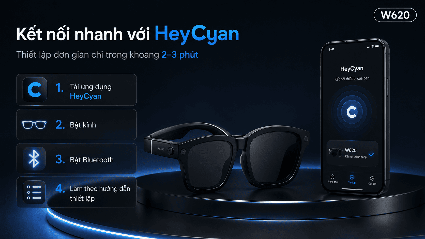 Kính camera AI Synteker W620