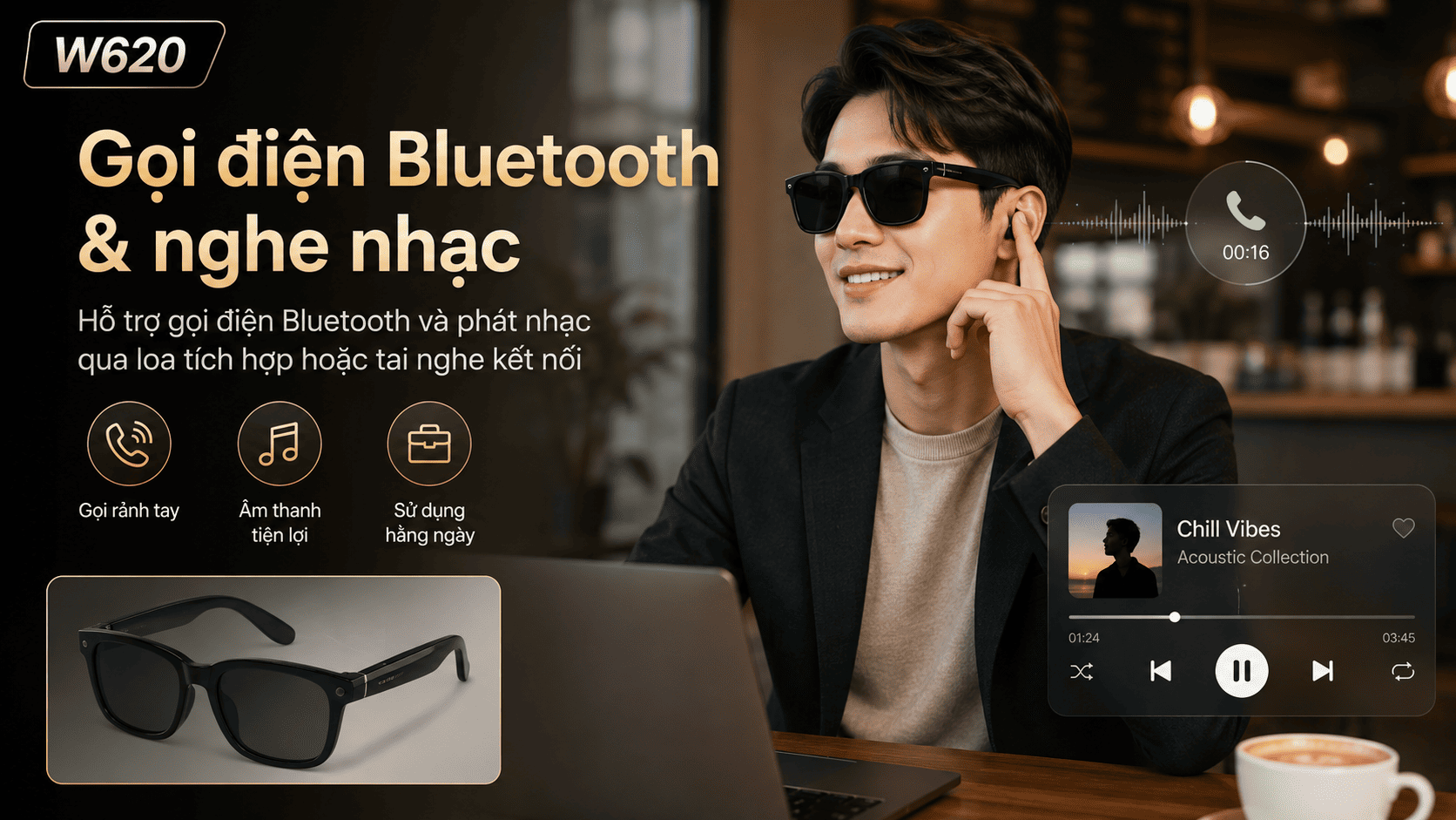 Kính camera AI Synteker W620