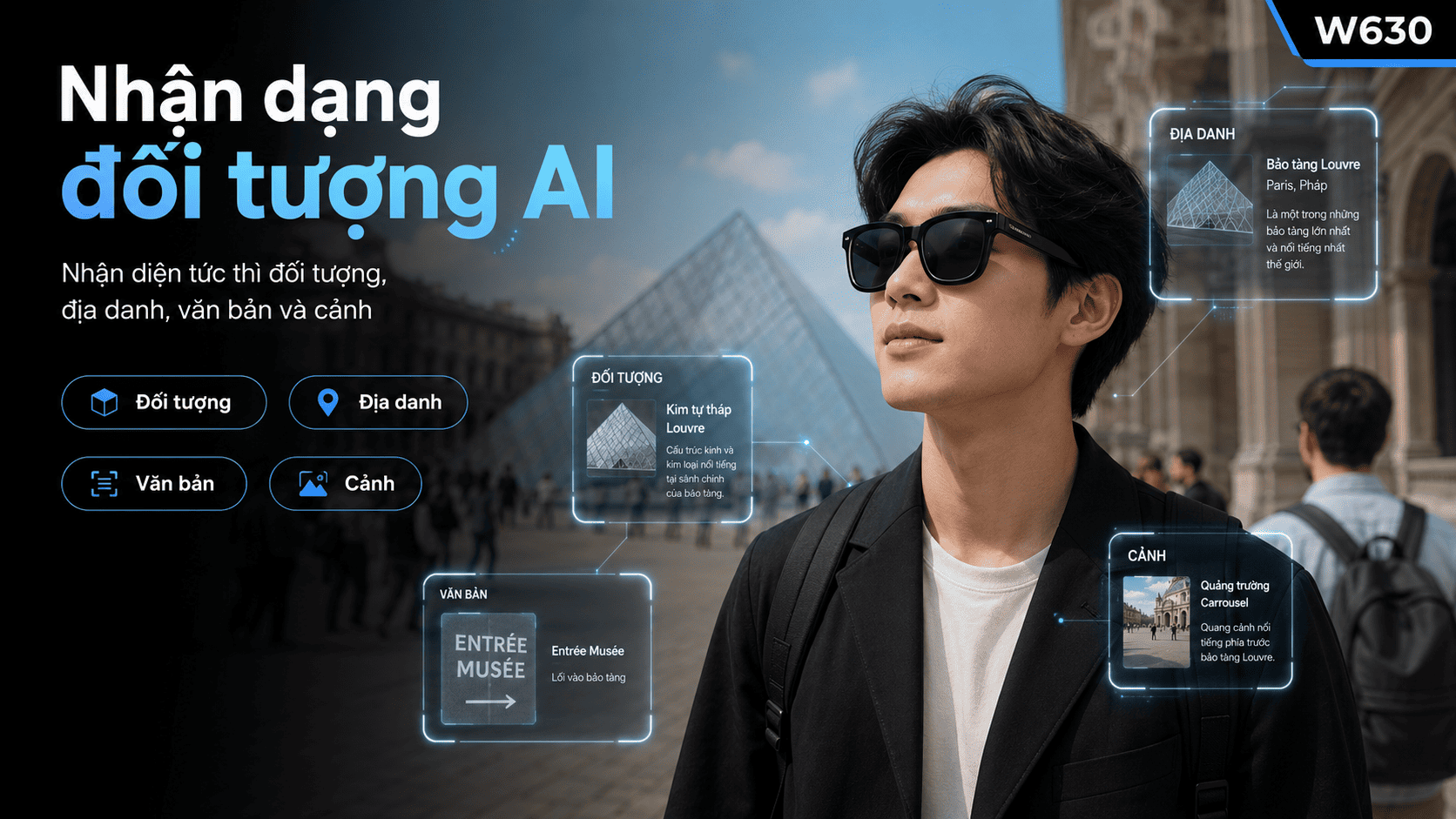 Kính dịch thuật AI Synteker W630